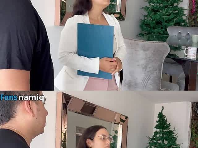 Sexy Real Estate Company Visits My House and I Fuck Her