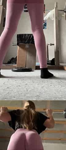 Workout with Sexy Leggings