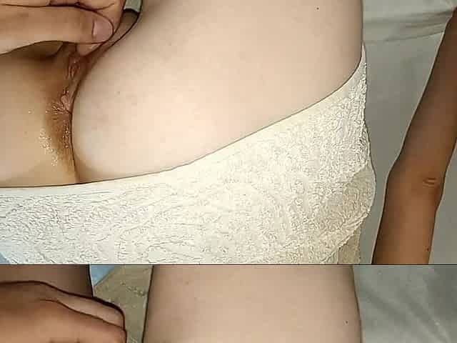 Not fast bang my youthful college girlfriend after shower and cum on her booty