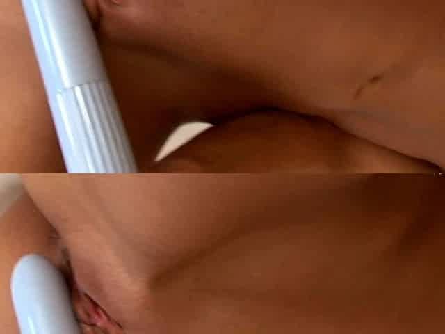 Hot amateur teen girl with big boobs toying pussy on cam