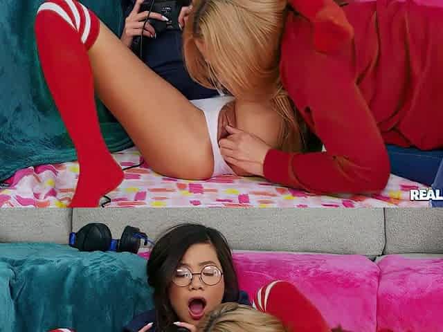 Stepmommies Lick Coeds - A Lazy Fisting Saturday 1