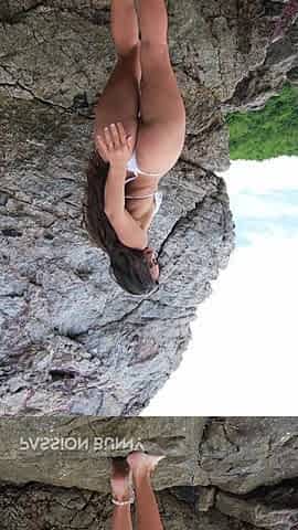 White Bikini Outdoor Dance and Beauty Chill