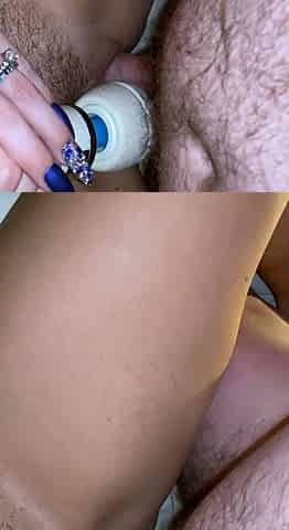 Cute young amateur web cam girl masturbates with her toy