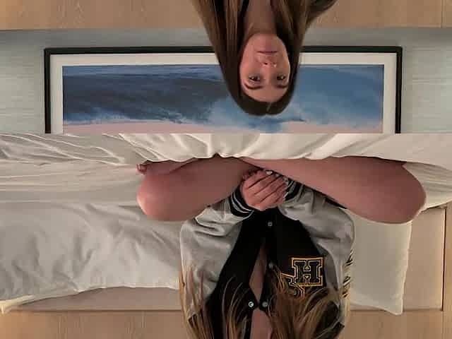 Natural Flawless Breasts Aubry Babcock Bangs Her 1st Fan - Giant Load on Breasts