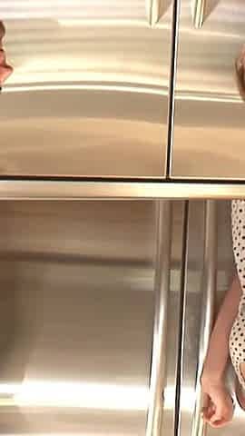 Horny brunette teen swallows cum