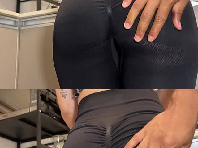 The New Maid Came to Work in Gym Clothes, I Couldn't Resist and Came on Her Big Ass - Free Use