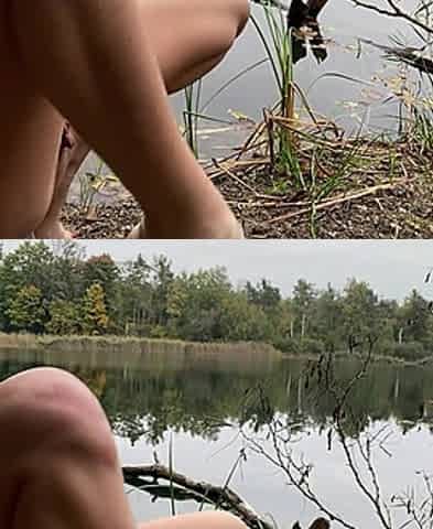 Pissing on Heels in a Beautiful Ambience