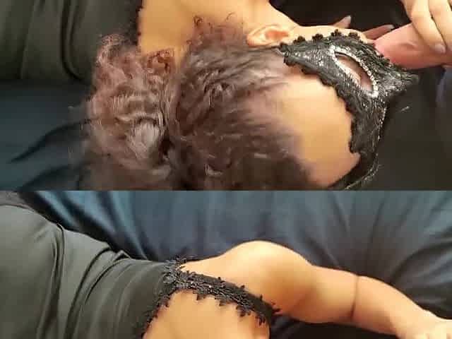 Fresh BlackMasks clip CUMING PRETTY SOON ????....but 1st, take this real hot oral-job at home ????????
