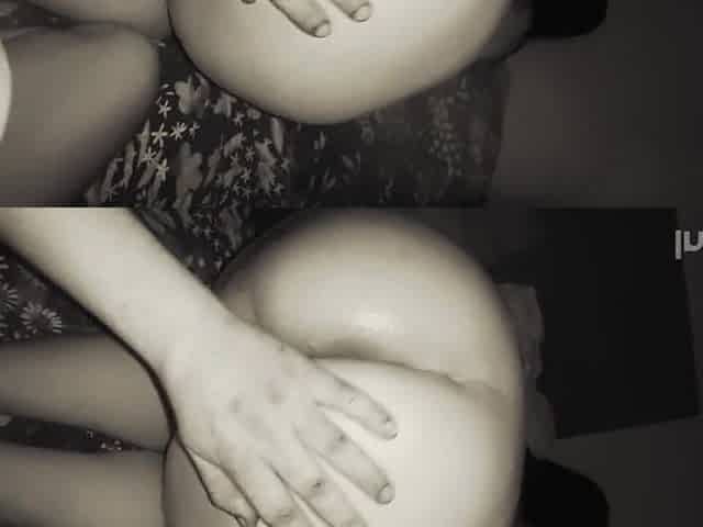 Oil her booty and screw from behind with finish in butt. Polish pair