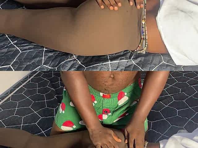 Afro pair sexy homemade sex