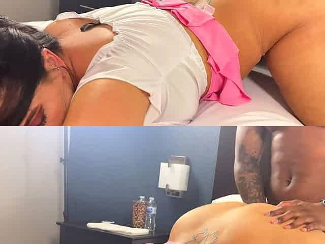 Nasty brunette pornstar with big boobs