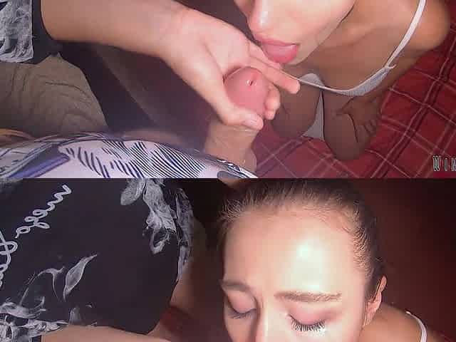 Kinky Pair Used Their Ally / Face and Mouth Bang / Huge Facial