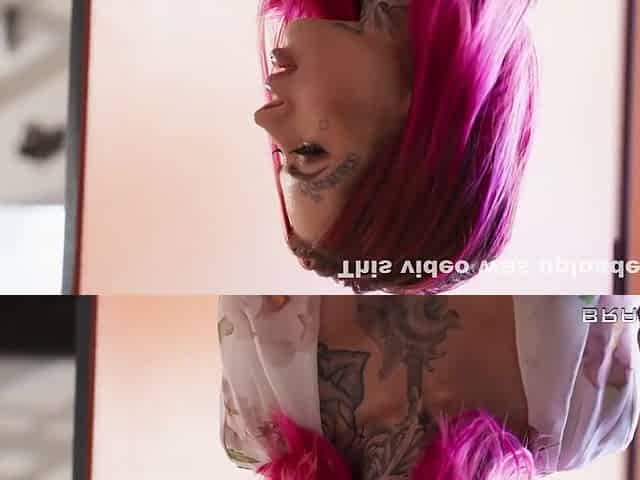 Tattooed Babe Deepthroats Mick Blues Thick Cock