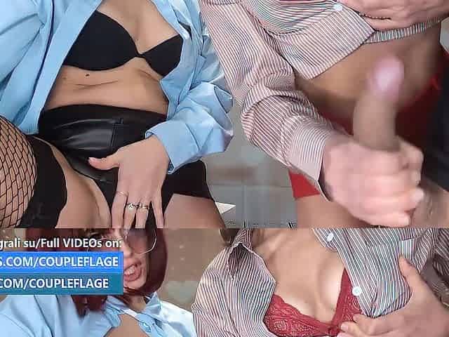 Sesso a three ITALIANO con due grandi FIGHE molto porche! (compilation)