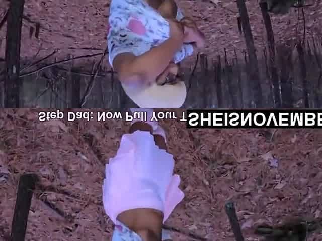 Sneaking Into The Forest To Fuck Stepdad