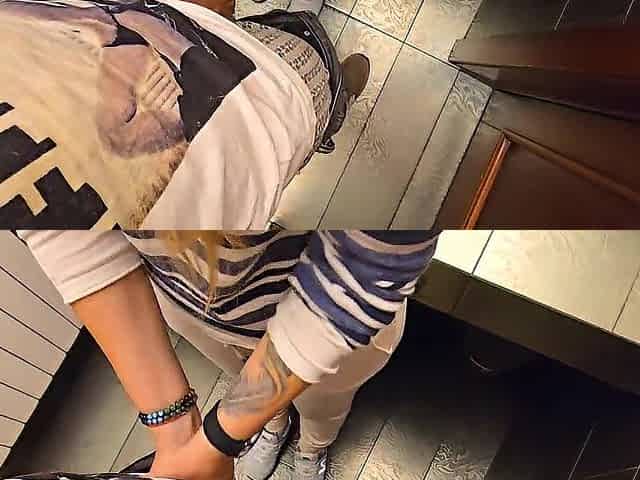 Creampie in the baths after work #Cum Pants