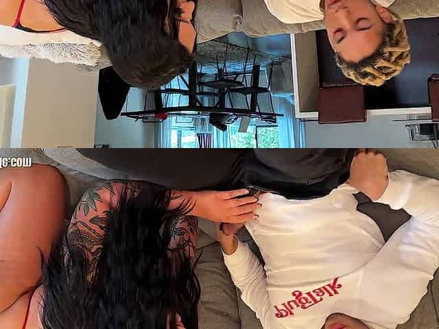 Thick Tattooed Latin chick gets screwed by Derek Savage