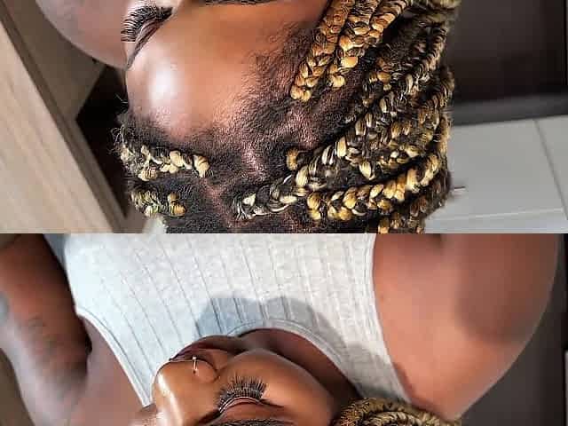 POV Ebony on Ebony Kitchen Screwing Black Xeinna Rose