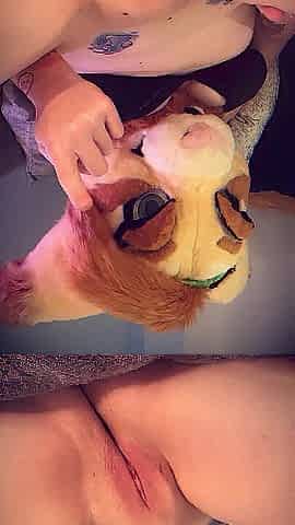 Hawt Yiff Hotty takes huge Knotted Sex tool as unfathomable as that babe can handle