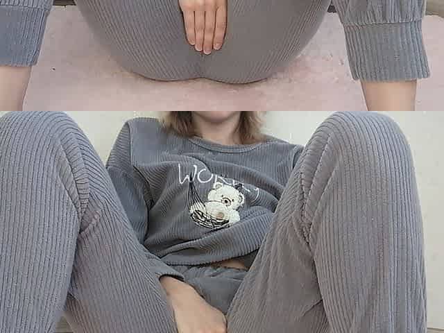 Pajama Tease: Finger Play Until I Cum Hard