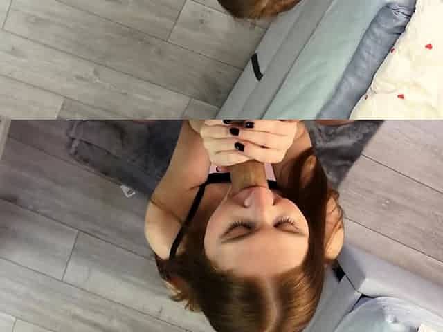 Cute Busty Redhead Student Tight Pussy Fucked And Facialized