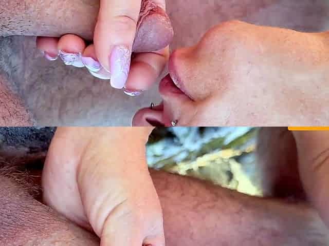 SUCKED OFF On A Desolate ISLAND! Outdoors POST ORGASM