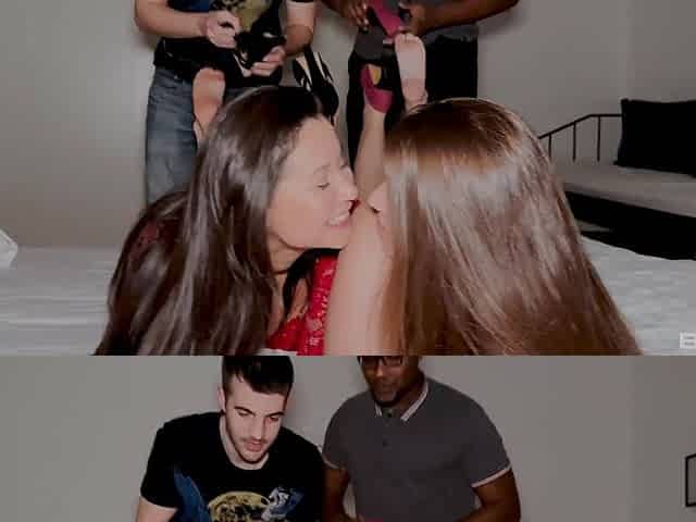 BBC and White hunk bang Jade Presley and Lady Lyne in 4some