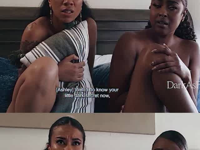 two Lesbo Cuties Interrupted By A Slutty Ebony Chap - Destiny Mira, Mighty Dee, Ameena Green