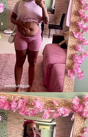 Fart Explosion After Eating Milk Intolerant Chubby Girl Bloated and Stuffed