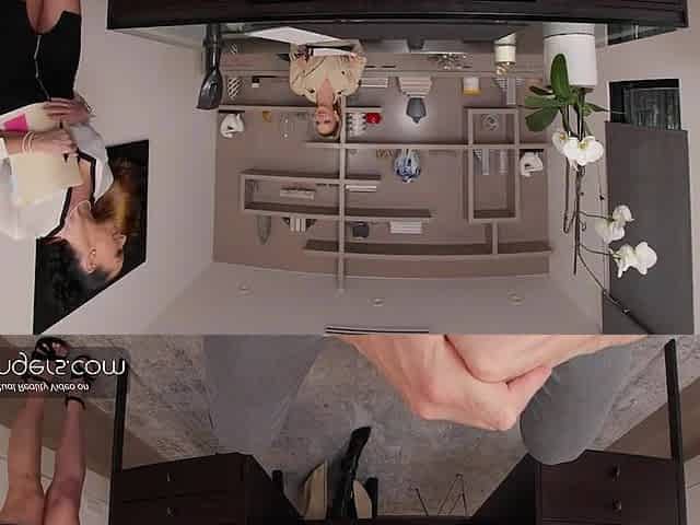 VR Bangers: Hawt Blond in Hot Underware Bangs and Cums at a Job Interview pt.two