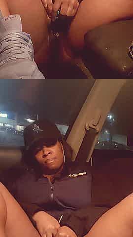 REAL Walmart worker nearly caught making her moist snatch cum on lunch break