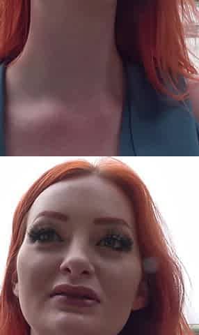 German Scout - Redhead Ginger Zara Durose with Big Tits and Fire Bush Pick up for Casting Fuck