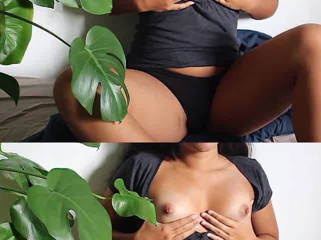 Oriental Angel Plays with Herself and Gets an Intensive Shaking Climax