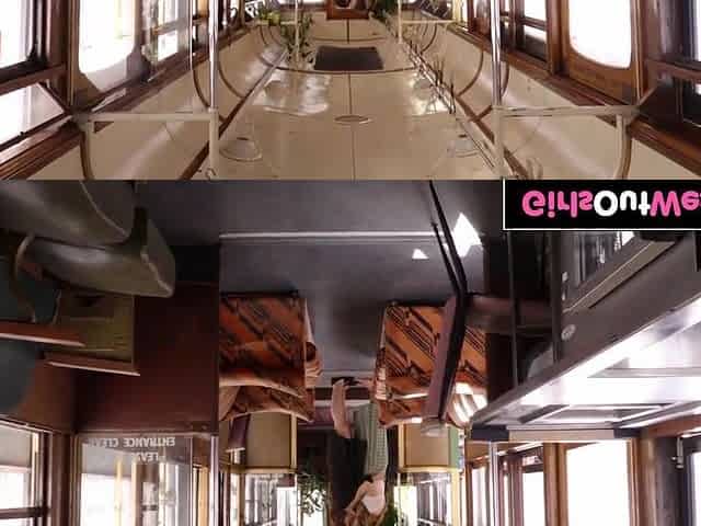 Big Titted Blonde Tweedy And Horny Brunette Fuck In Old Tram With Amber Leigh