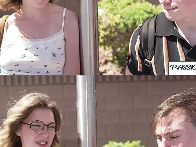 Summer break hookup between sexy nerd and rod