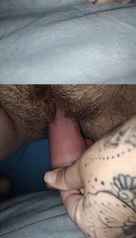 Jade Fucks Her Hairy Pussy with New Dildo