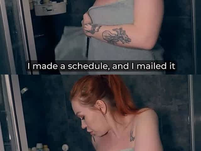 Big Ass Busty Red Haired Stepmother Shares Bed Gets Fucked