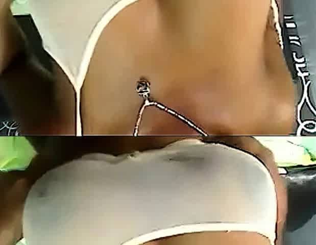 Black Girl Shows Off Her Breasts On Webcam