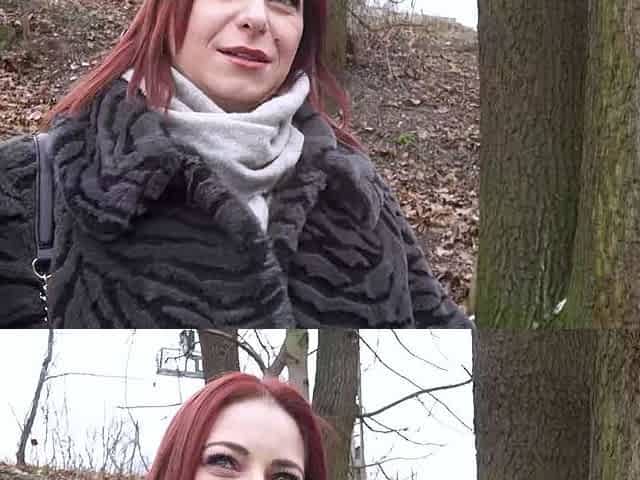 GERMAN SCOUT - Curvy German Saggy Tits Girl Emma Fox
