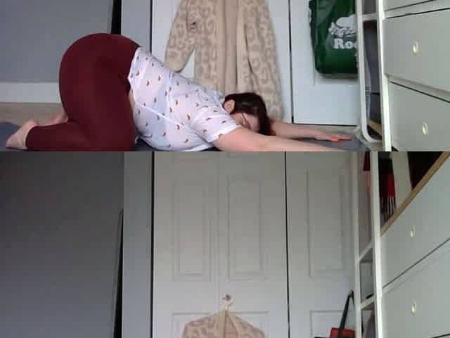 Webcam brunette furios anger masturbation 1