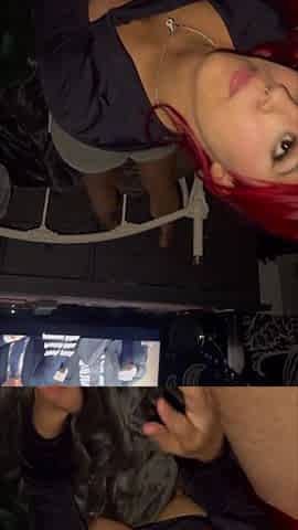 Cute Face Red Hair Latin chick suck Rod during the time that her parents are home