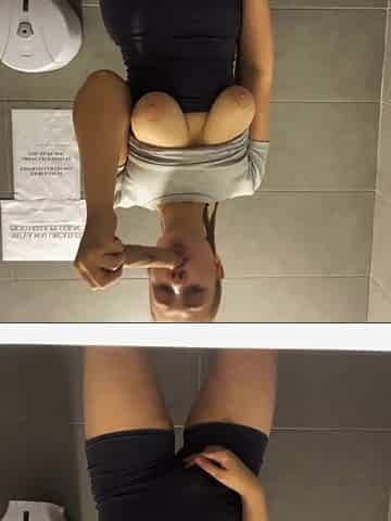 Public Blowjob with a Lot of Saliva