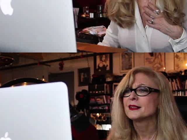 Mature blonde solo masturbation