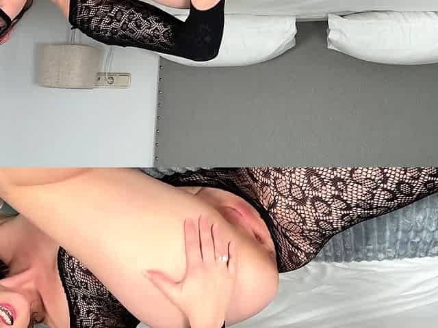 Stacked brunette goes solo toys and masturbation
