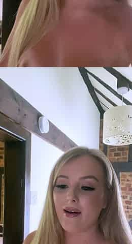 Lovely Blonde With Tight Pussy Masturbate Solo