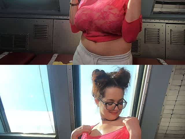 This large amateur cam girl has some very big boobs