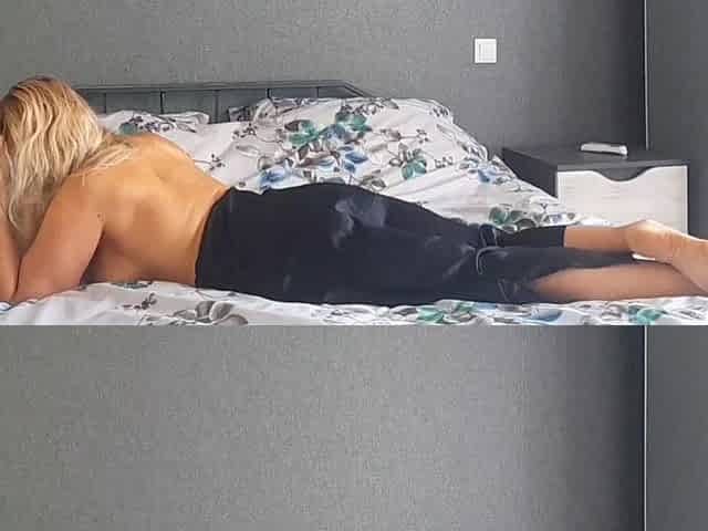 Beautiful Blonde Mature Wife Enjoys Sex in Between