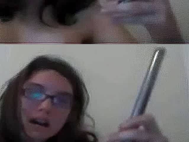Hairy Amateur Babe Masturbating on Webcam