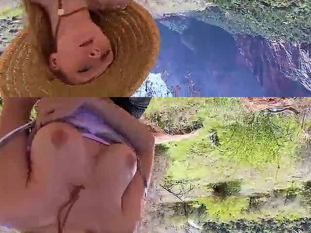 CUM IN ME on this marvelous hike please!! Lustful Hiking - POV 4K