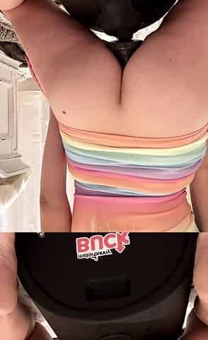 Amateur blonde girlfriend toyed and facialized